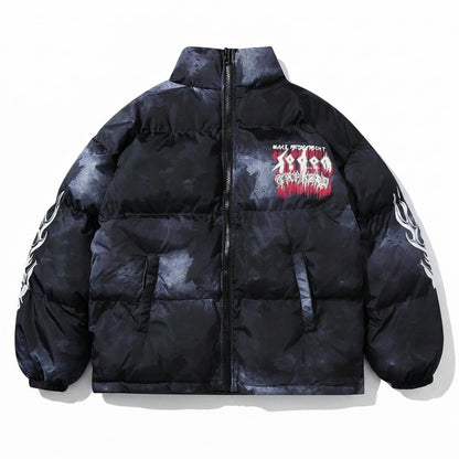 Allsaints Leather - Lemev | Quilted Printed Jacket Unisex