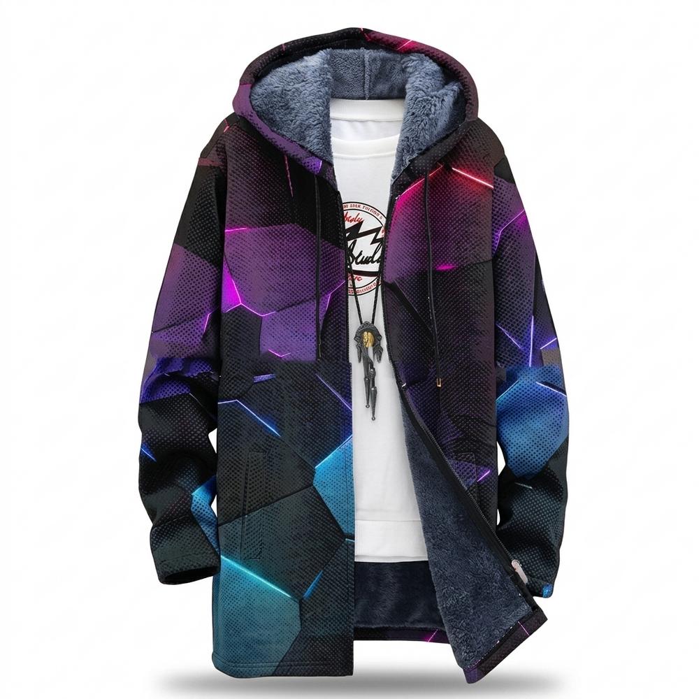 Allsaints Leather - Elnor | Lined Hooded Coat Men