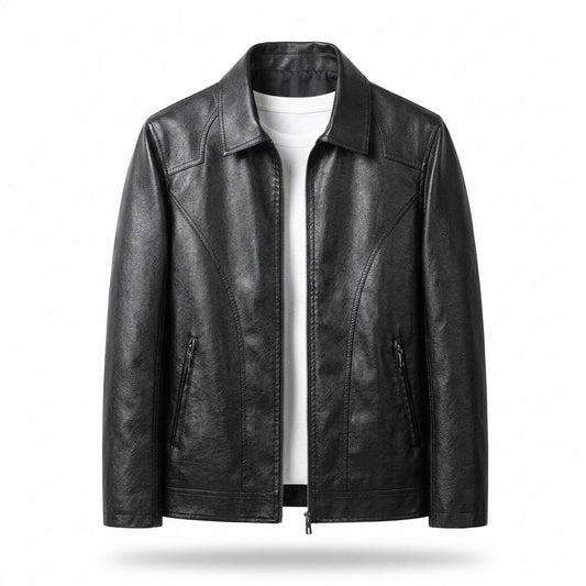 Allsaints Leather - Sidok | Zip-Up Collared Leather Jacket Men