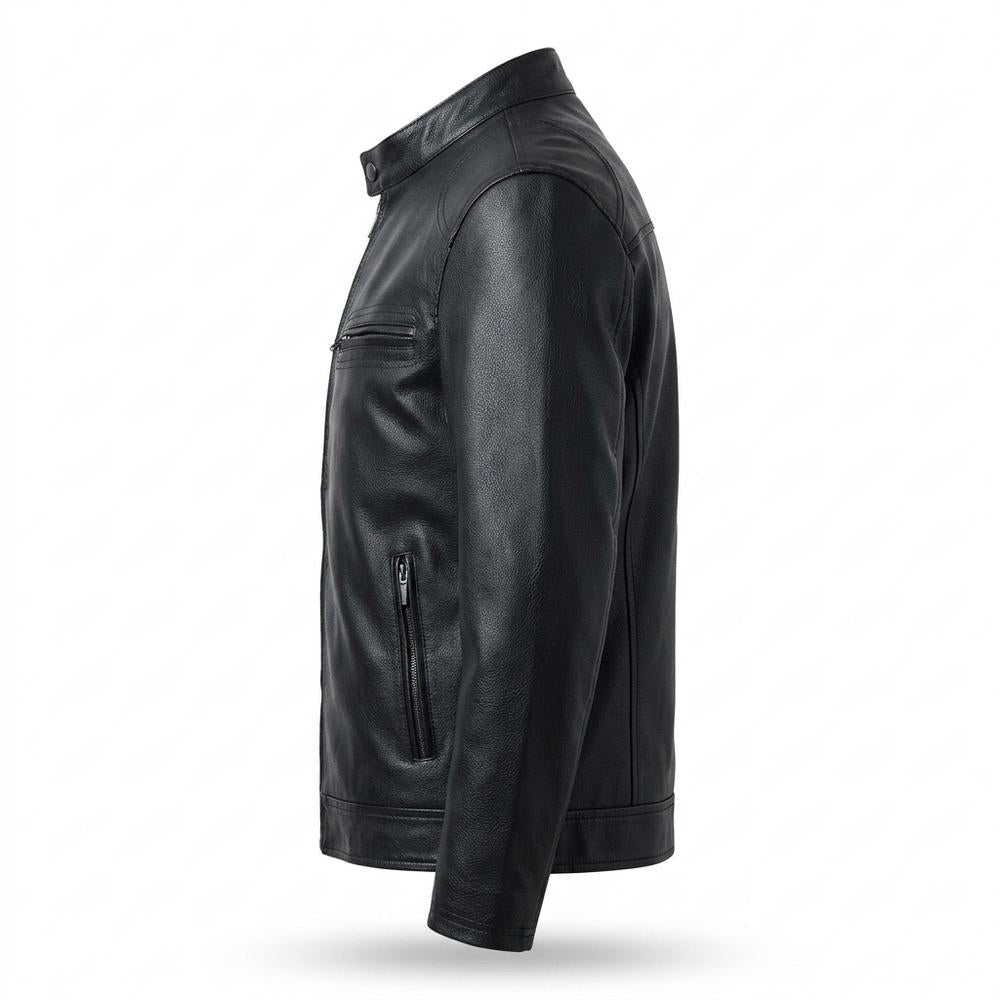 Allsaints Leather - Lehom | Lined Quilted Leather Jacket Men