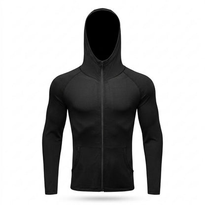 Allsaints Leather - Damud | Slim-Fit Zip-Up Hoodie Men