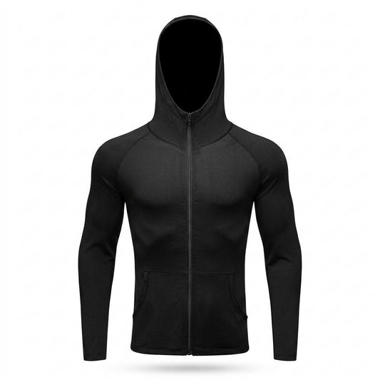 Allsaints Leather - Damud | Slim-Fit Zip-Up Hoodie Men
