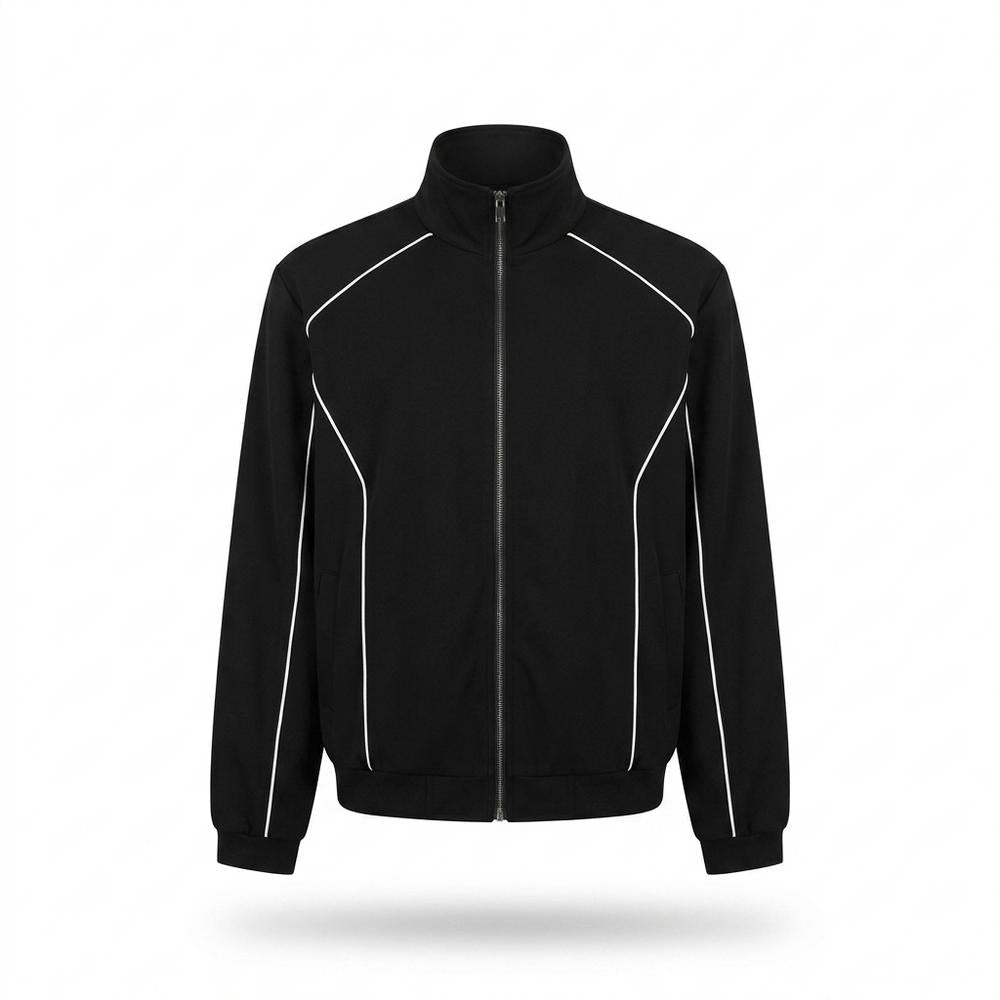 Allsaints Leather - Lylar | Zip-Up Piped Jacket Unisex