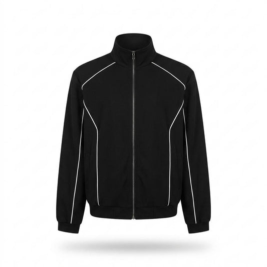 Allsaints Leather - Lylar | Zip-Up Piped Jacket Unisex