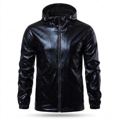 Allsaints Leather - Noral | Coated Hooded Jacket Men