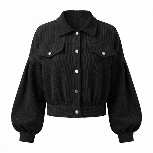 Allsaints Leather - Noram | Corduroy Cropped Jacket Women