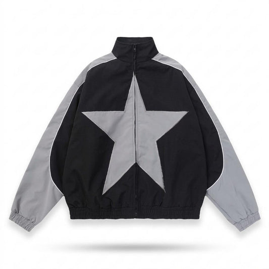 Allsaints Leather - Malar | Colorblock Zip-Up Jacket Unisex