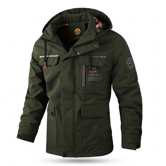 Allsaints Leather - Cosen | Hooded Multi-Pocket Jacket Men