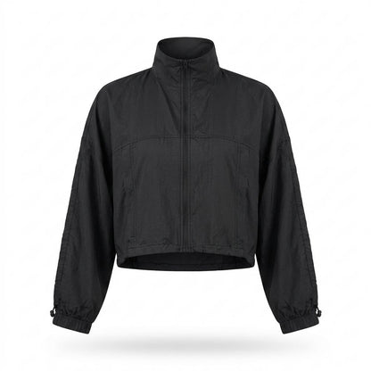 Allsaints Leather - Karon | Cropped High-Neck Jacket Women