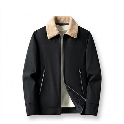 Allsaints Leather - Madar | Sherpa-Collar Lined Jacket Men