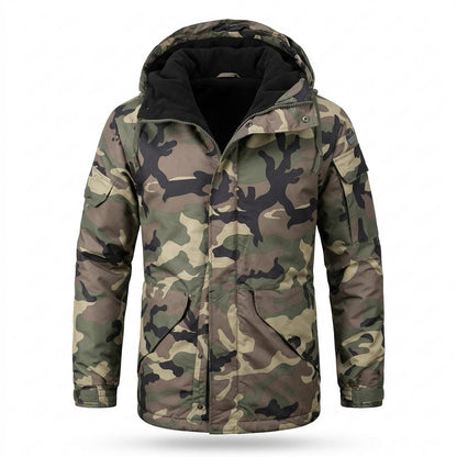 Allsaints Leather - Tamon | Camouflage Padded Jacket Men