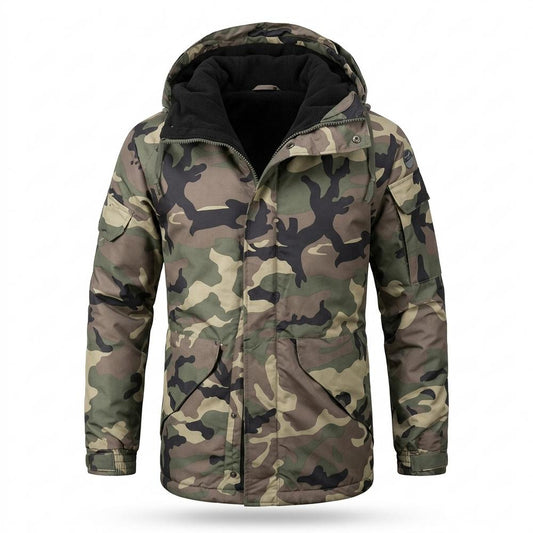 Allsaints Leather - Tamon | Camouflage Padded Jacket Men