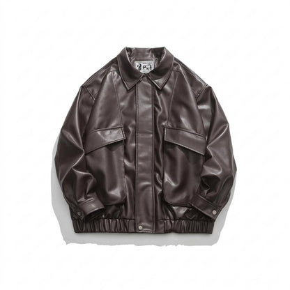 Allsaints Leather - Rital | Faux Leather Boxy Fit Jacket Unisex