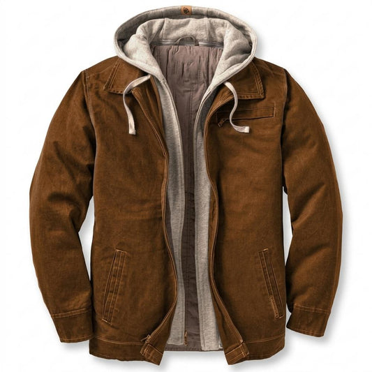 Allsaints Leather - Yosan | Hooded Lined Jacket Men