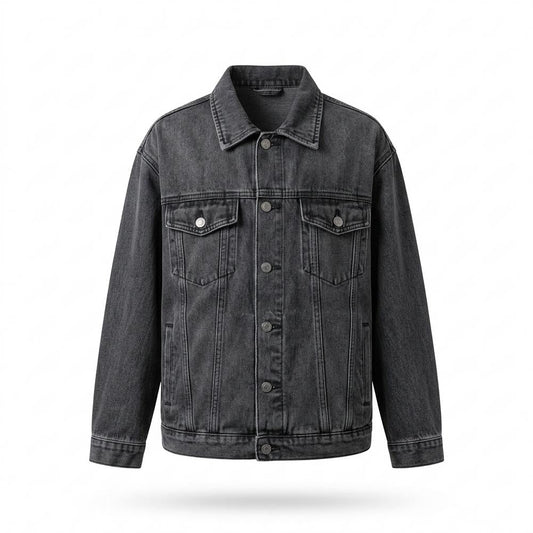 Allsaints Leather - Kavel | Oversized Button-Front Denim Jacket Women