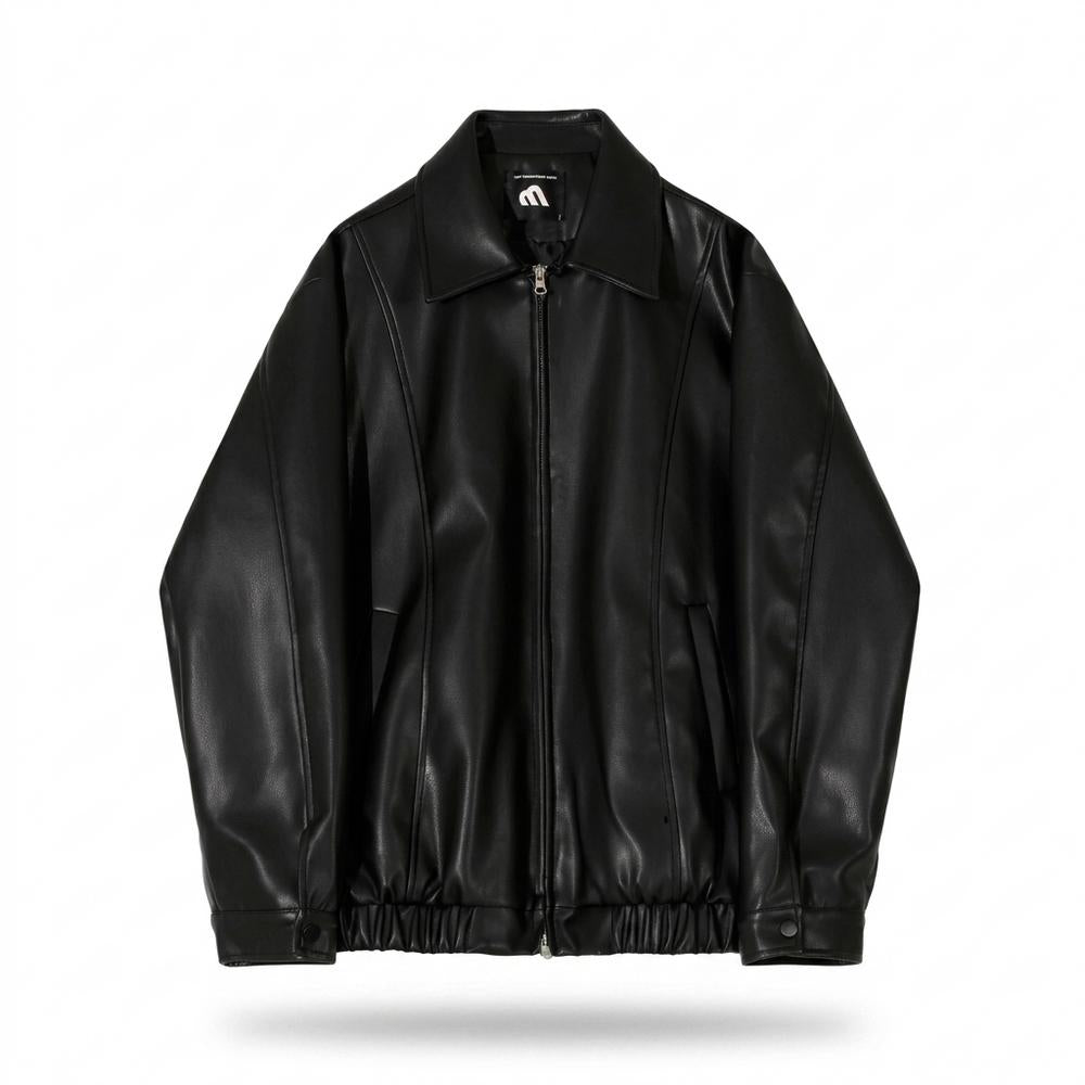 Allsaints Leather - Dakod | Zip-Up Relaxed-Fit Leather Jacket Unisex