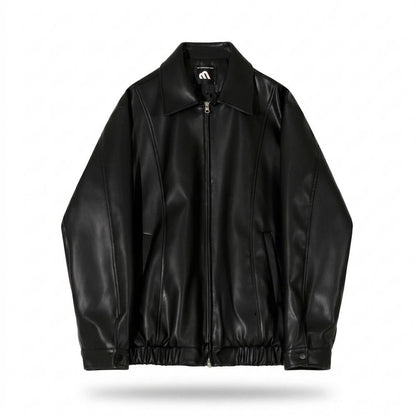 Allsaints Leather - Dakod | Zip-Up Relaxed-Fit Leather Jacket Unisex