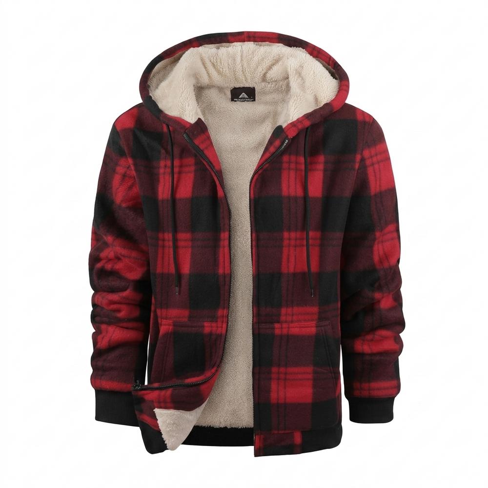 Allsaints Leather - Cotor | Sherpa-Lined Plaid Jacket Men