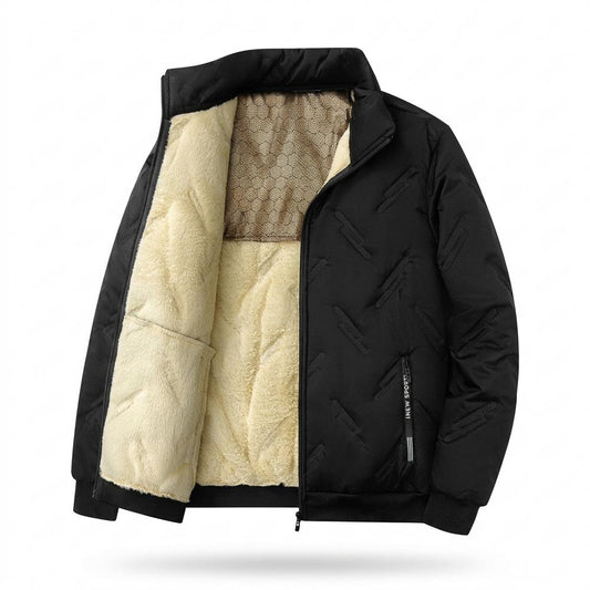 Allsaints Leather - Niven | Fleece-Lined Quilted Jacket Men