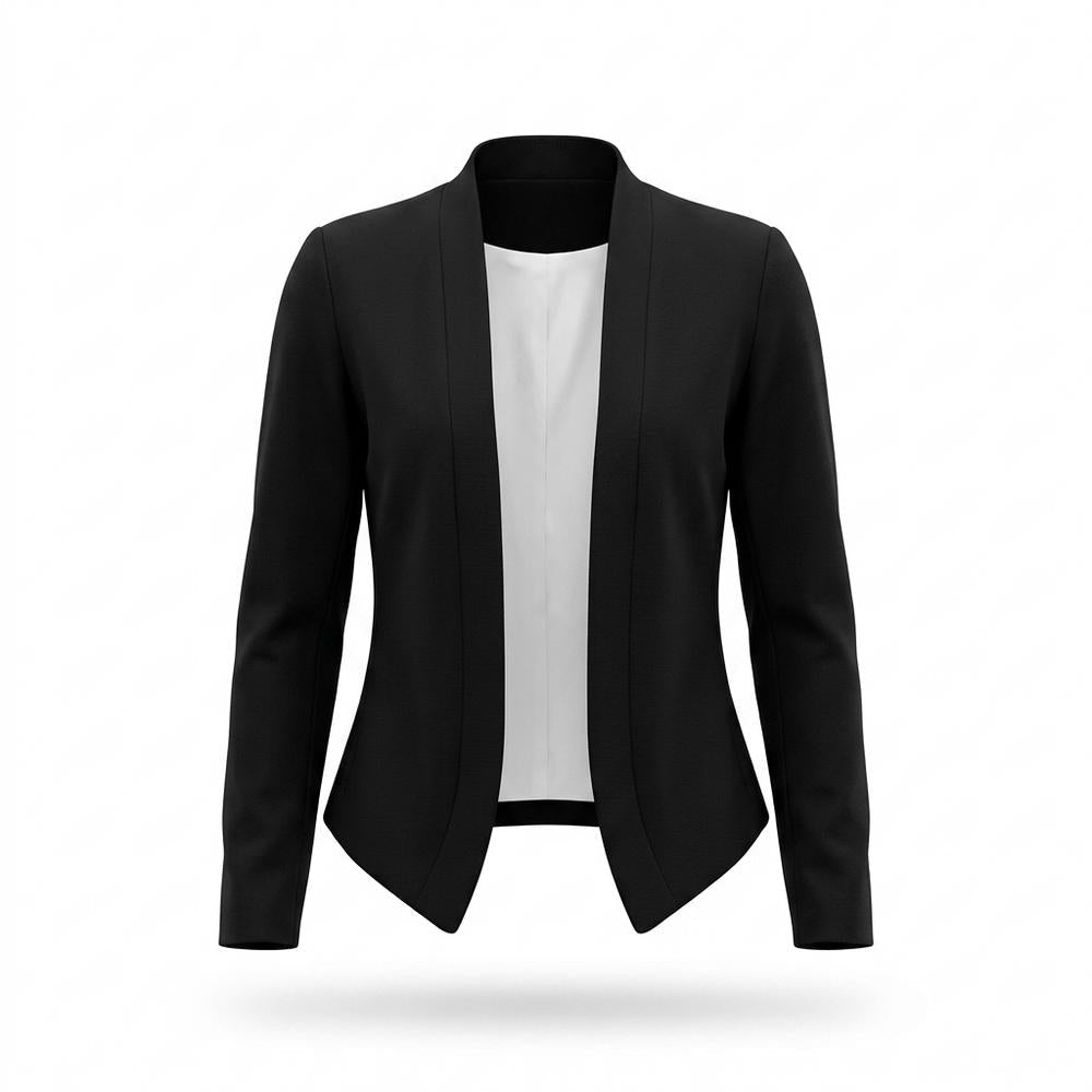 Allsaints Leather - Lykar | Open-Front Fitted Blazer Women
