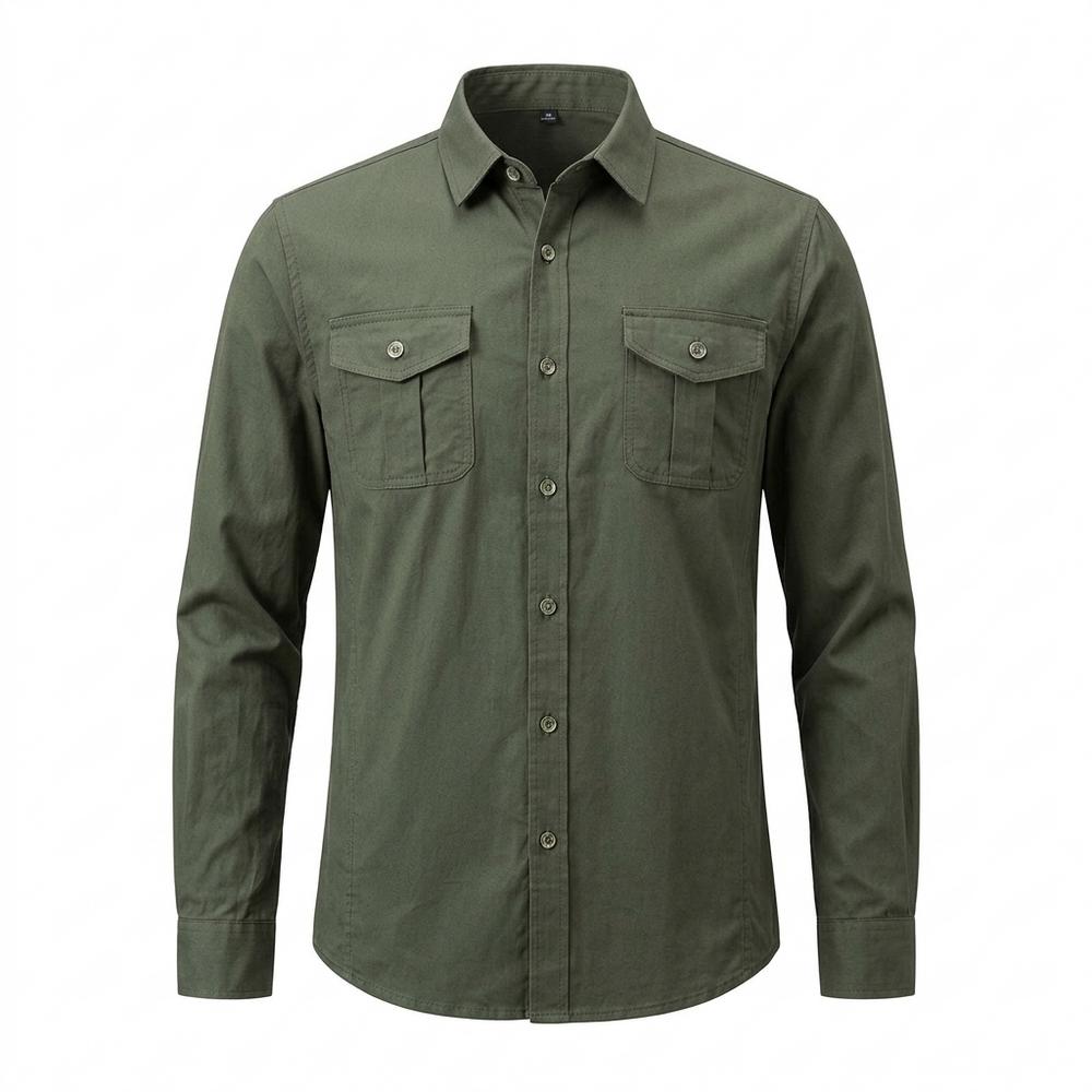Allsaints Leather - Vilal | Button-Down Utility Shirt Men