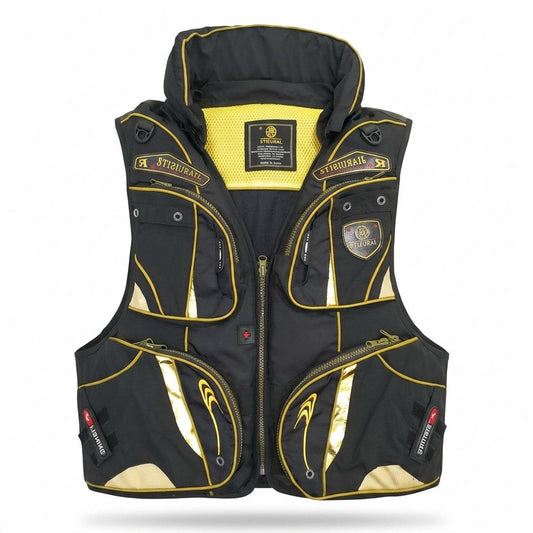 Allsaints Leather - Yomot | Functional Hooded Vest Men