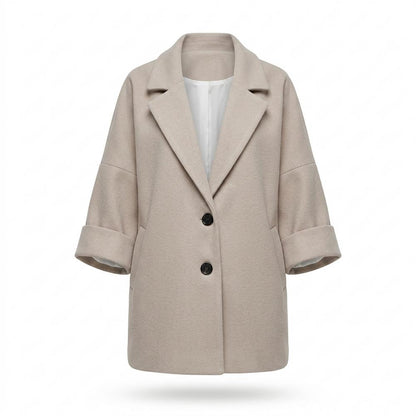 Allsaints Leather - Tazan | Oversized Button-Front Coat Women