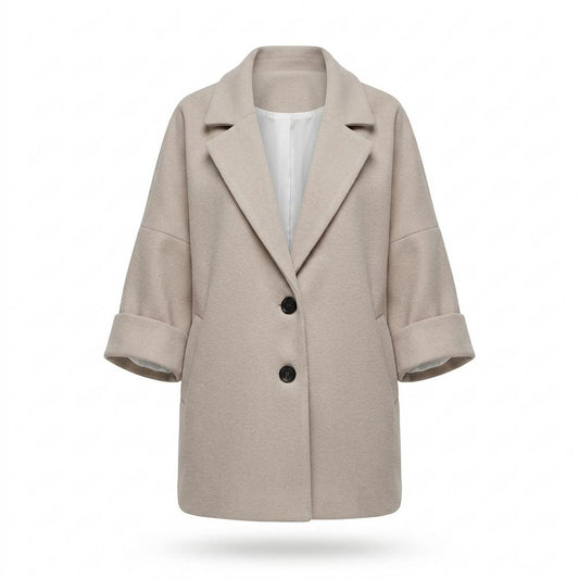Allsaints Leather - Tazan | Oversized Button-Front Coat Women