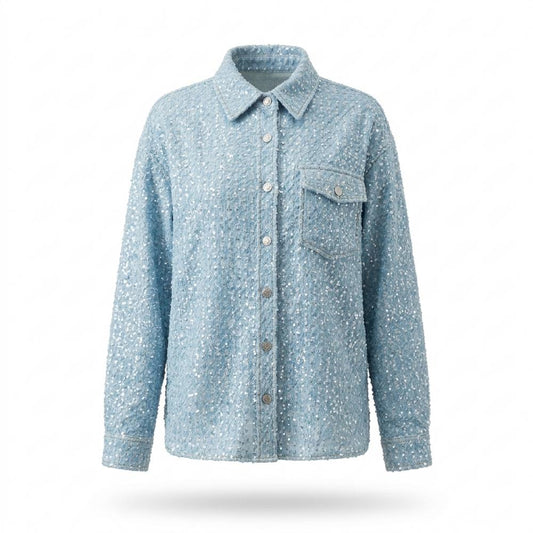 Allsaints Leather - Vemar | Sequined Textured Jacket Women