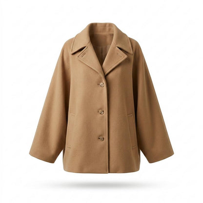 Allsaints Leather - Mavin | Wide-Cut Single-Breasted Coat Women