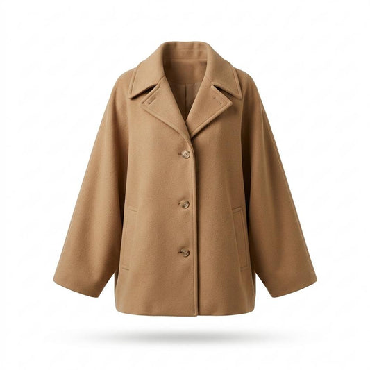 Allsaints Leather - Mavin | Wide-Cut Single-Breasted Coat Women