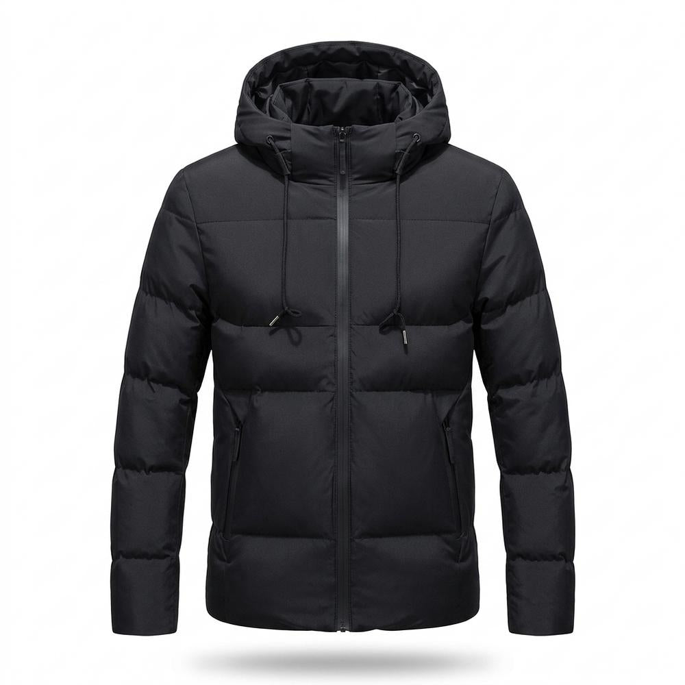 Allsaints Leather - Nemon | Padded Hooded Jacket Men