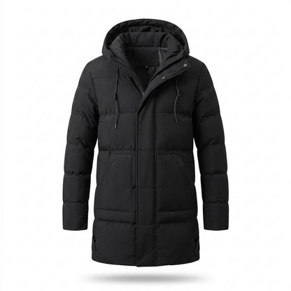 Allsaints Leather - Yovel | Padded Hooded Coat Men
