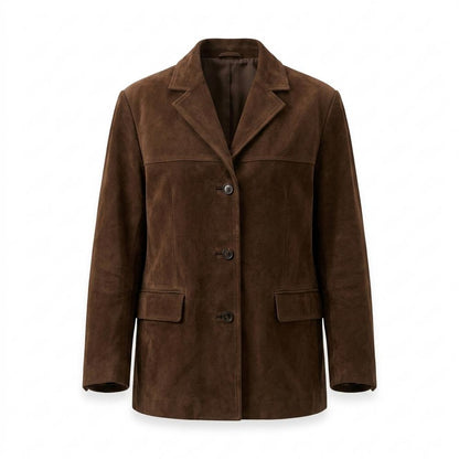 Allsaints Leather - Arhal | Faux Suede Single-Breasted Jacket Women