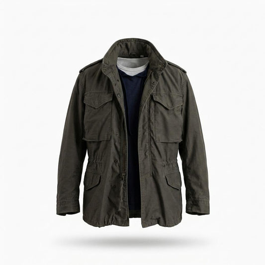 Allsaints Leather - Loran | Military-Style Four-Pocket Jacket Unisex