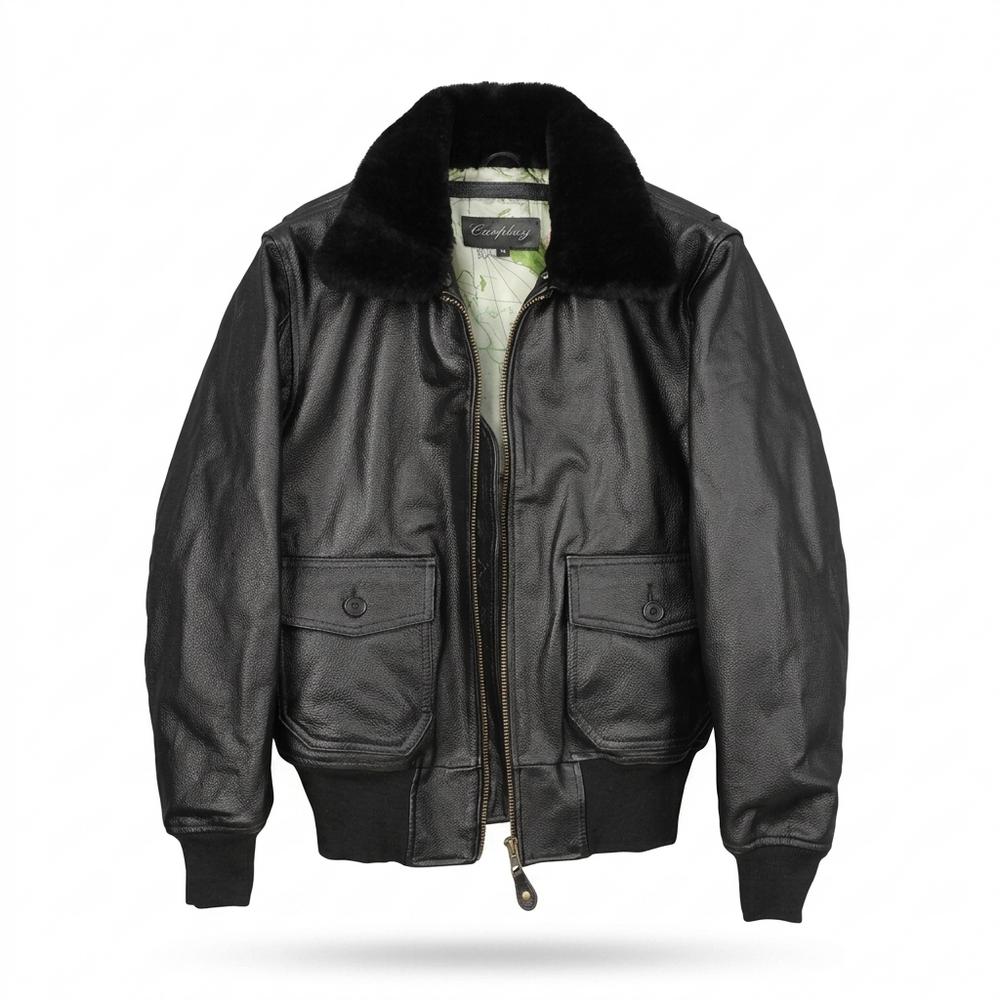 Allsaints Leather - Raron | Grained Lined Leather Jacket Men