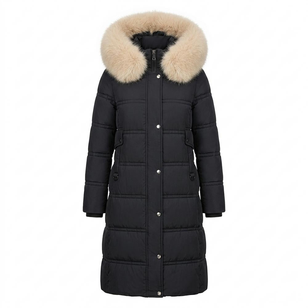 Allsaints Leather - Zesol | Quilted Fur-Trimmed Coat Women