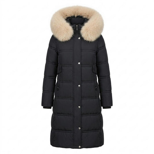 Allsaints Leather - Zesol | Quilted Fur-Trimmed Coat Women