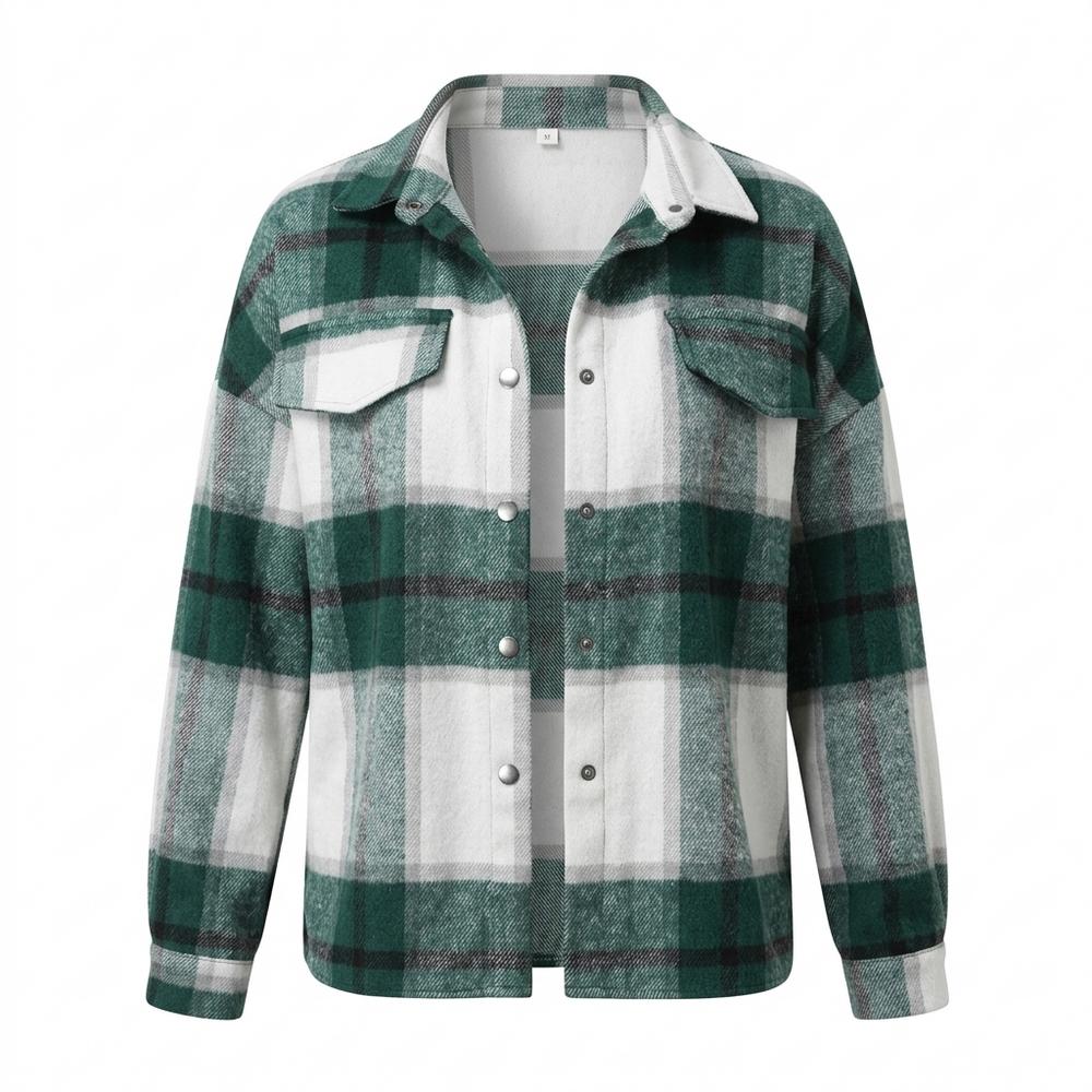 Allsaints Leather - Vivin | Plaid Oversized Jacket Women