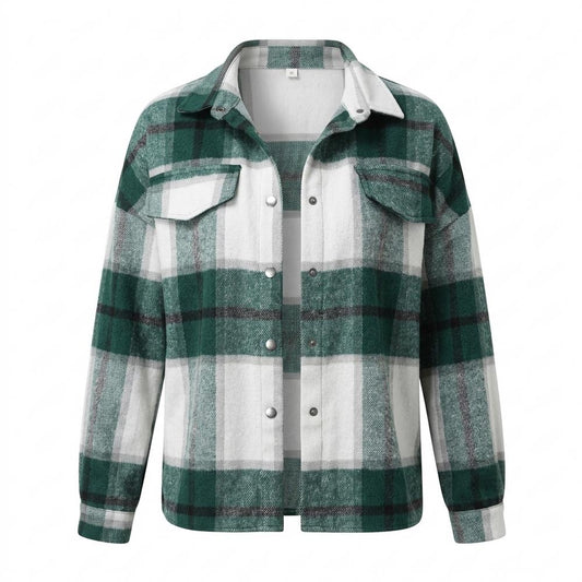 Allsaints Leather - Vivin | Plaid Oversized Jacket Women