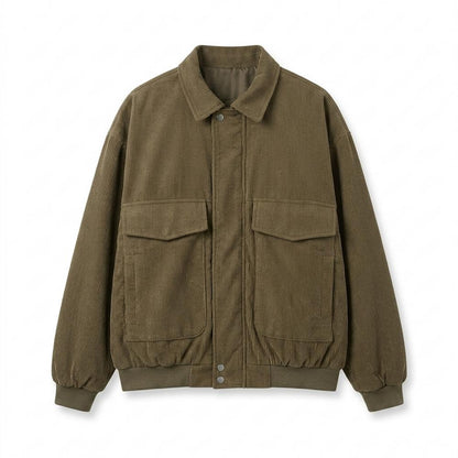 Allsaints Leather - Kenor | Corduroy Padded Jacket Unisex