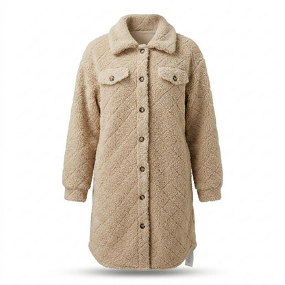 Allsaints Leather - Rodar | Quilted Plush Coat Women