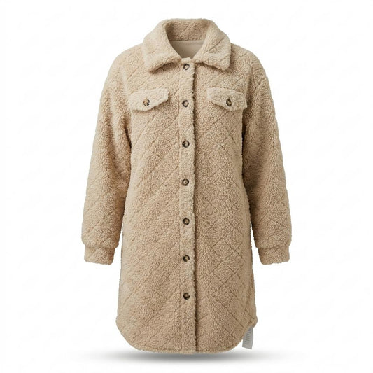 Allsaints Leather - Rodar | Quilted Plush Coat Women