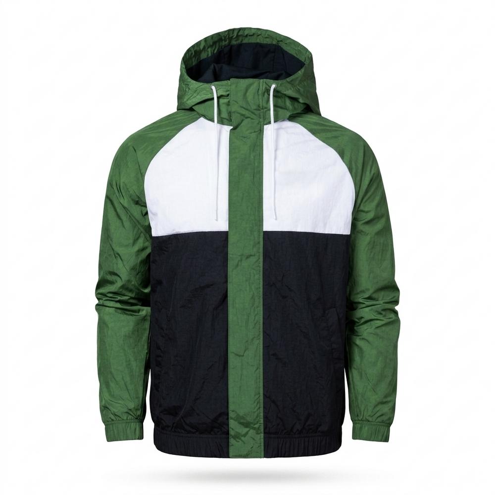 Allsaints Leather - Kufir | Color-Block Hooded Jacket Men