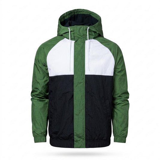 Allsaints Leather - Kufir | Color-Block Hooded Jacket Men