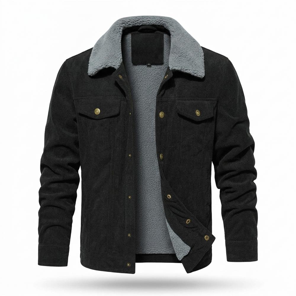 Allsaints Leather - Nitir | Corduroy Sherpa-Lined Jacket Men