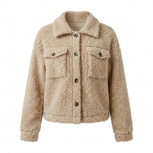 Allsaints Leather - Conav | Plush Button-Up Jacket Women