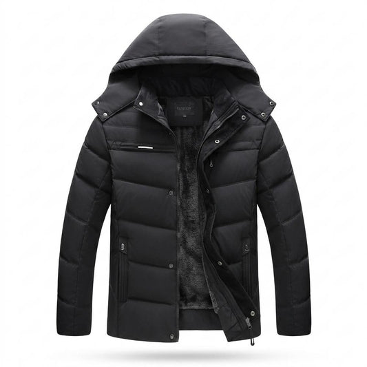 Allsaints Leather - Earat | Hooded Padded Jacket Men