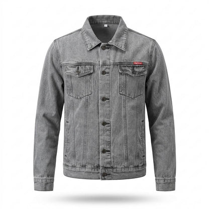 Allsaints Leather - Samar | Washed Button-Up Denim Jacket Men