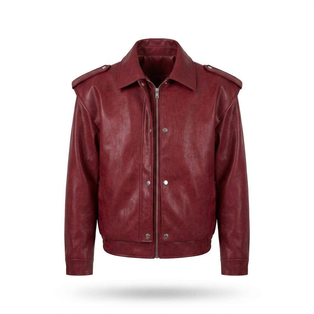 Allsaints Leather - Vehil | Zip-Up Faux-Leather Leather Jacket Men